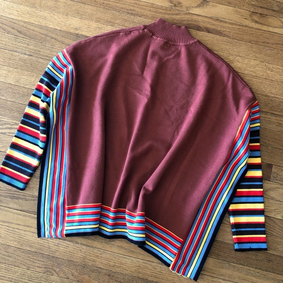 Andthewhy Oversized Square Shape Mock Neck Sweater S/M size - Picture 5 of 5